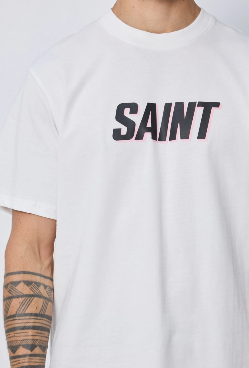 T-shirt manches courtes à motif recto verso