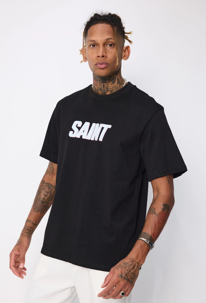 T-shirt manches courtes à motif recto verso