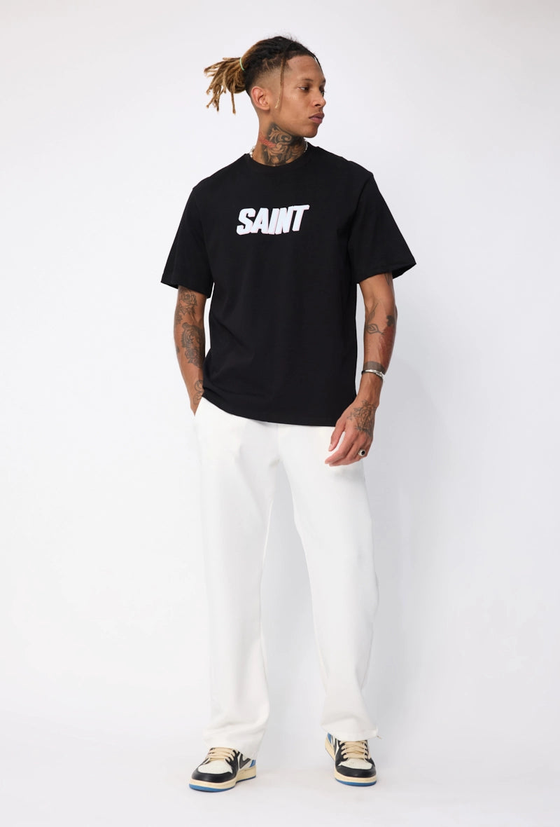 T-shirt manches courtes à motif recto verso