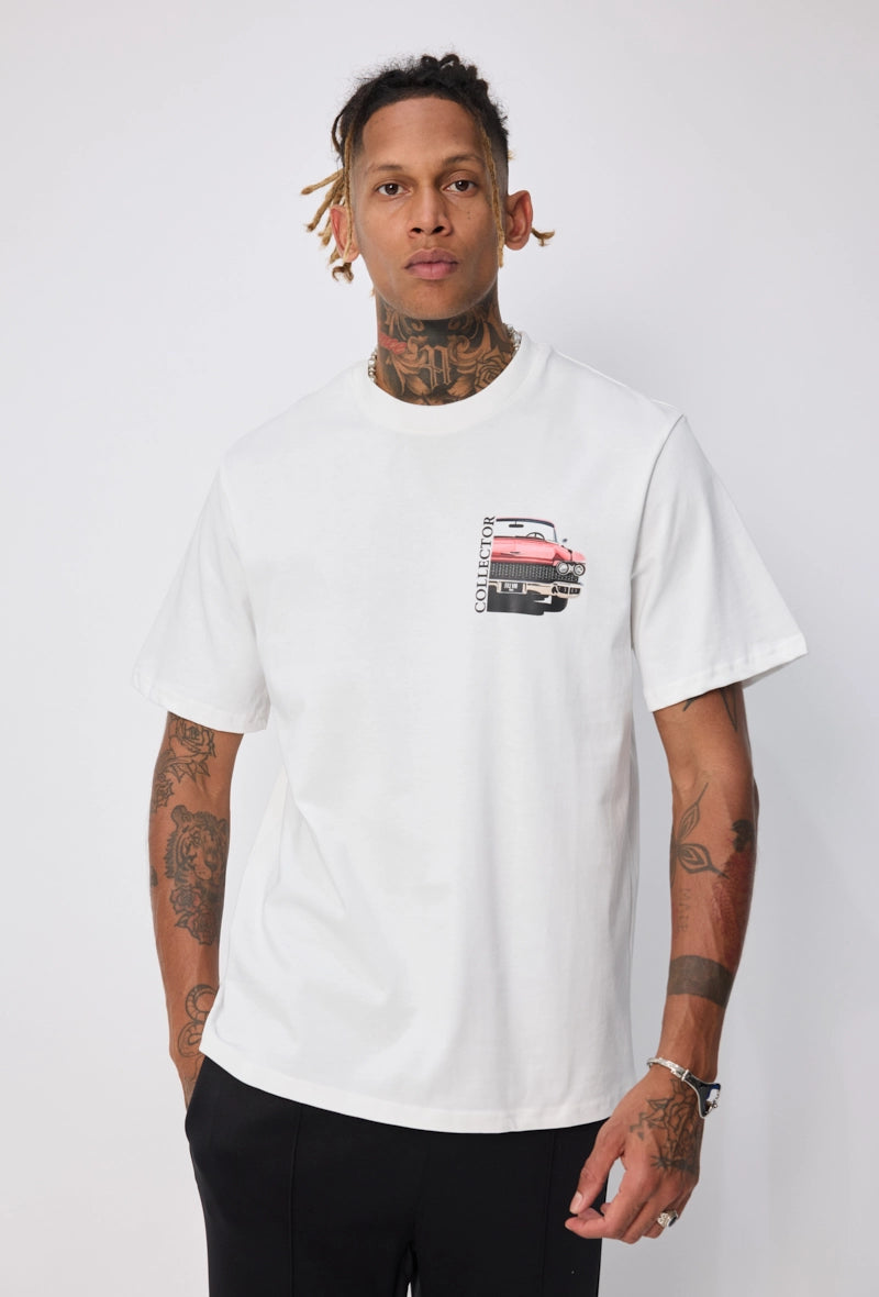 T-shirt à motif recto verso