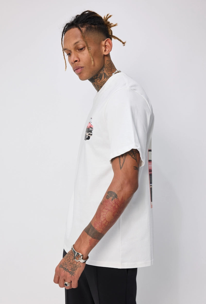 T-shirt à motif recto verso