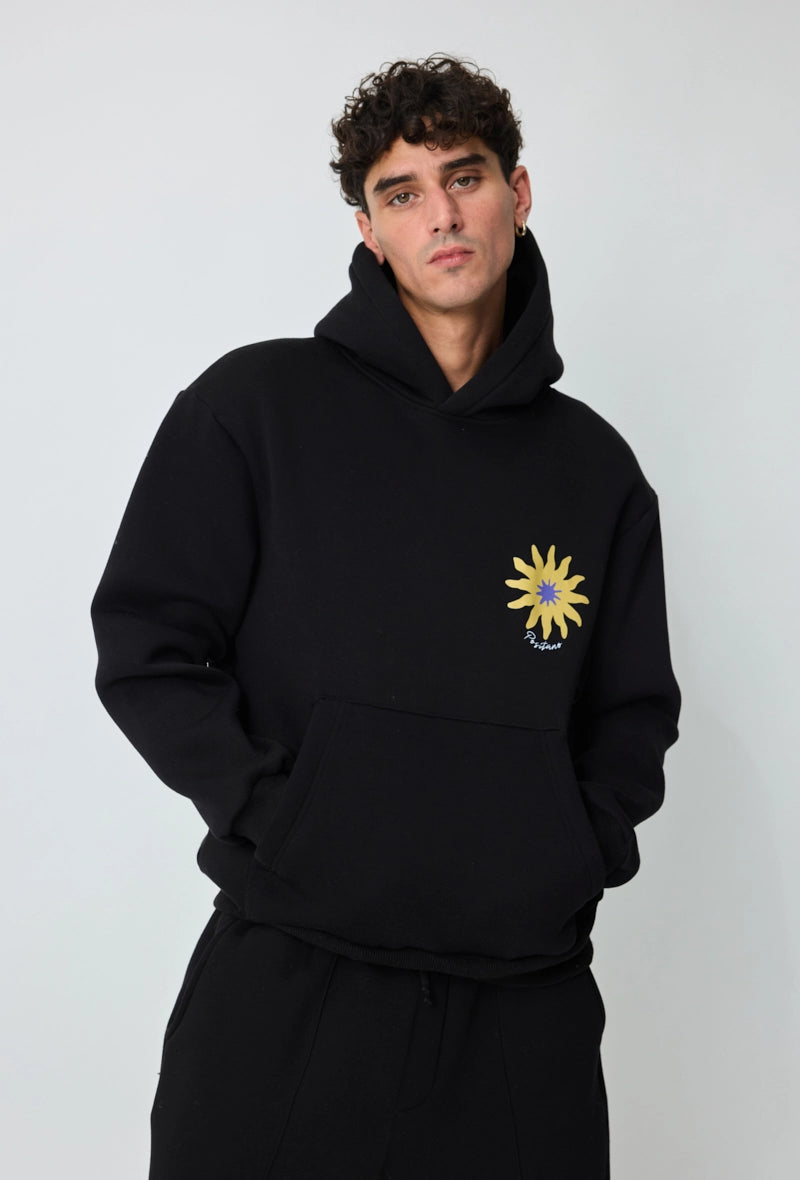 Sweat à capuche à motif