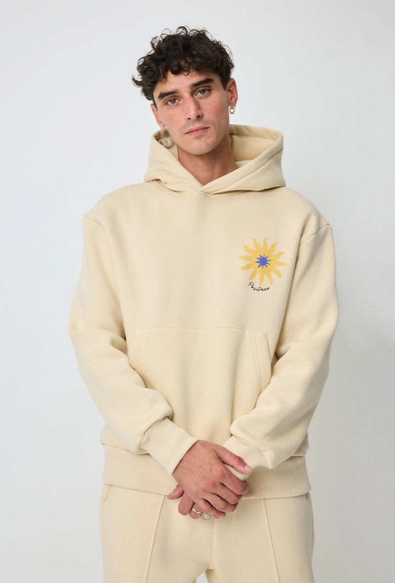 Sweat à capuche à motif