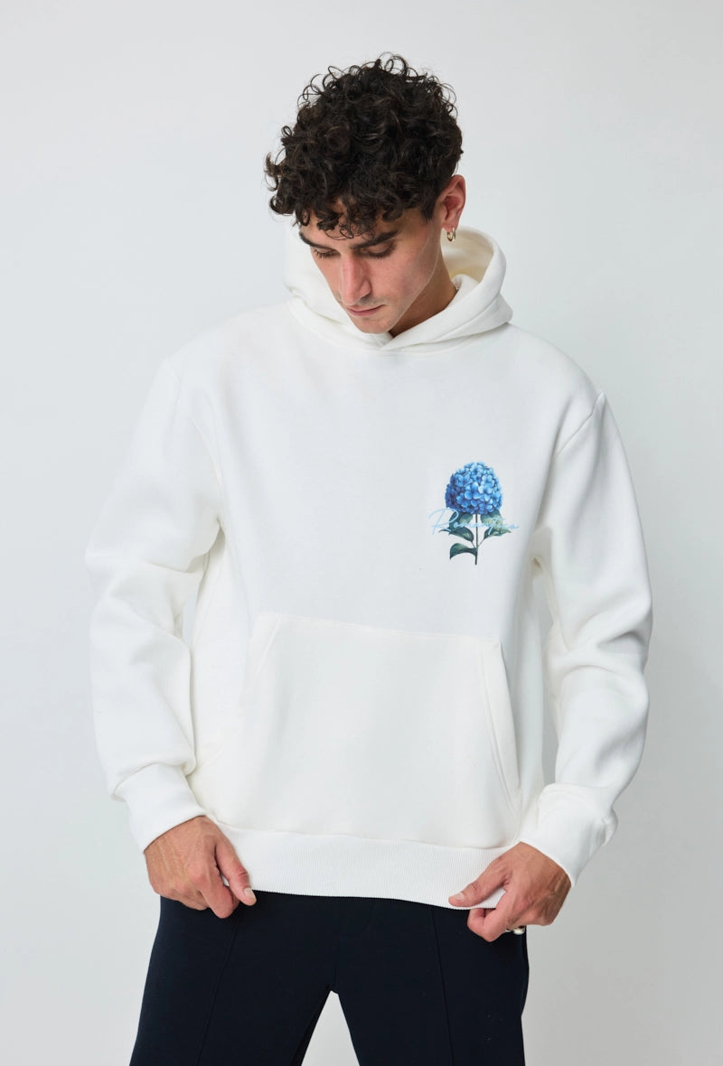 Sweat à capuche à motif