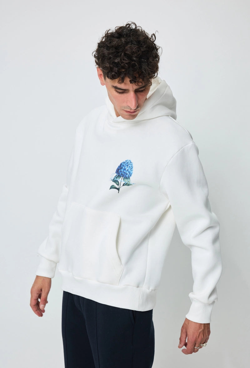 Sweat à capuche à motif