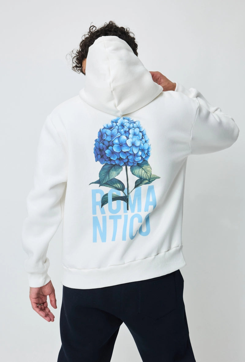 Sweat à capuche à motif