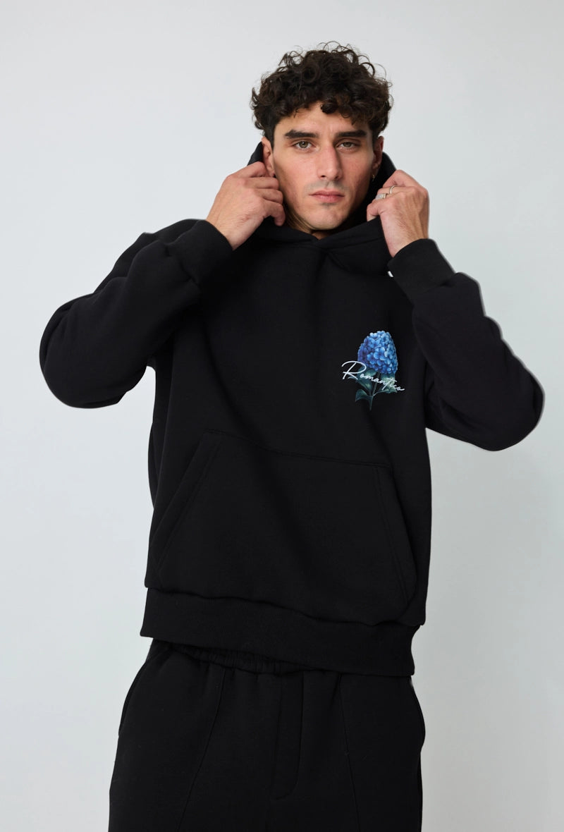 Sweat à capuche à motif