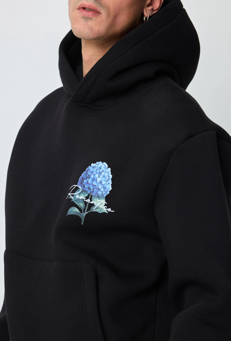 Sweat à capuche à motif