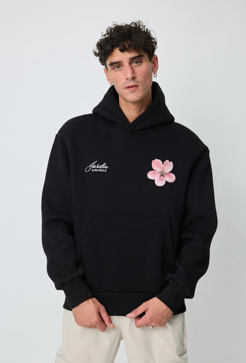 Sweat à capuche à motif