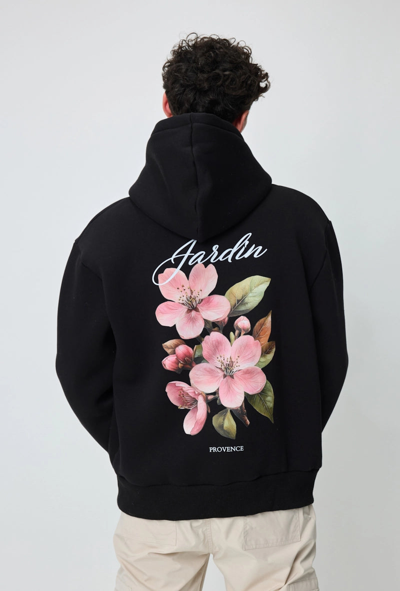 Sweat à capuche à motif