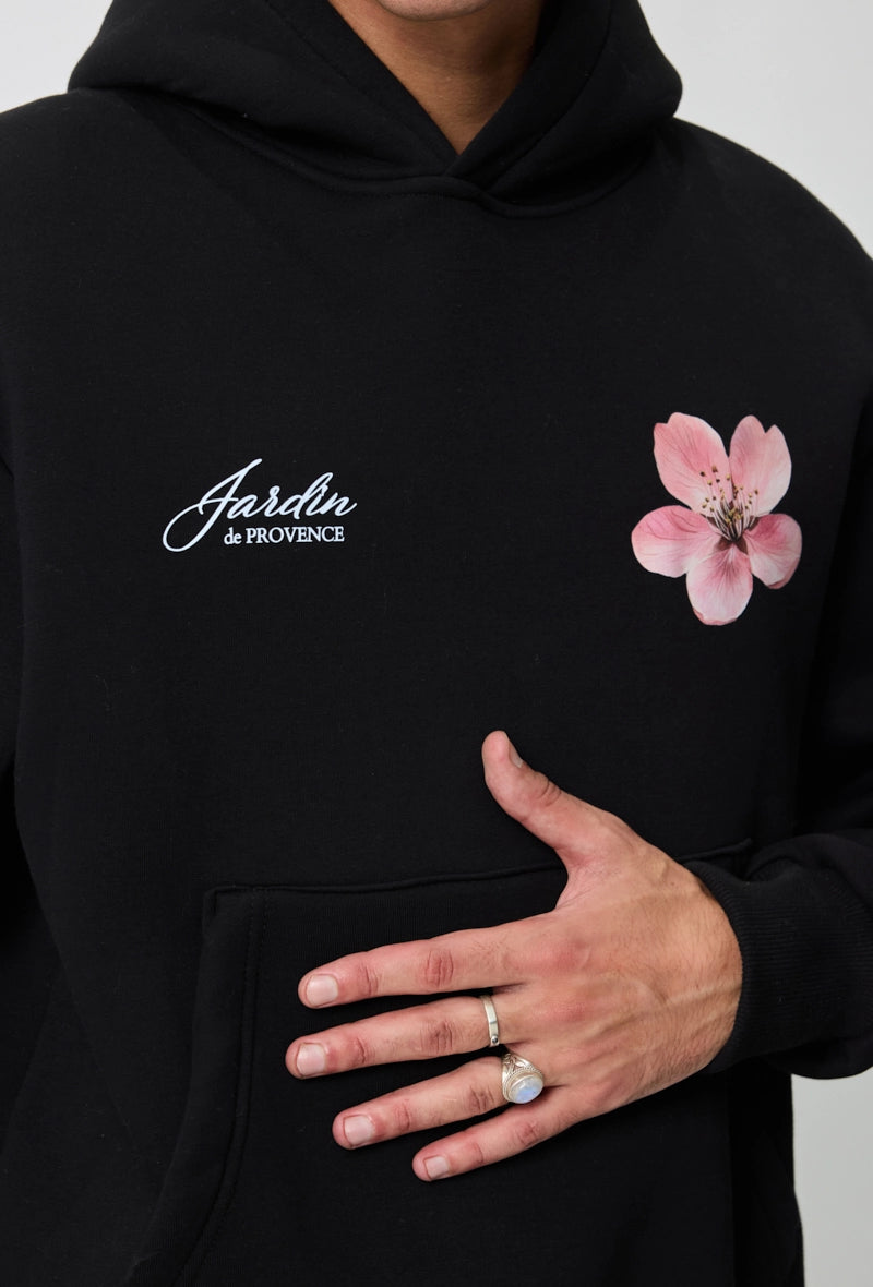 Sweat à capuche à motif