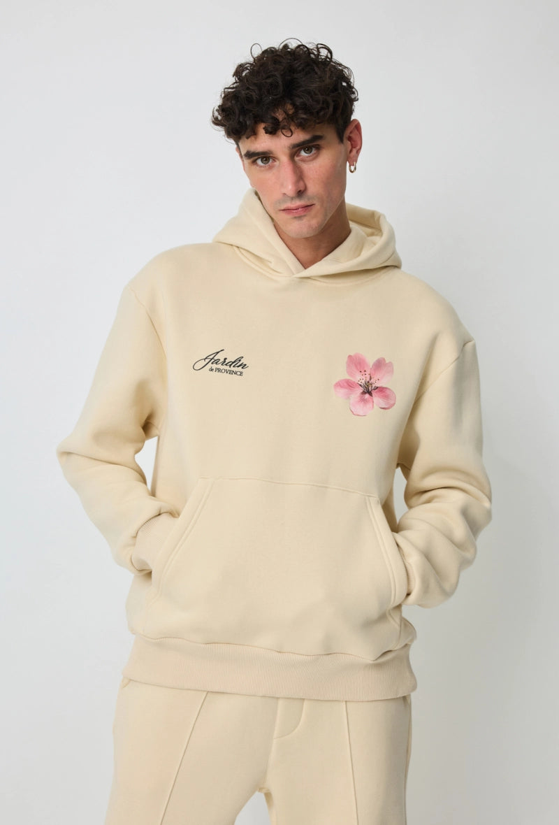 Sweat à capuche à motif