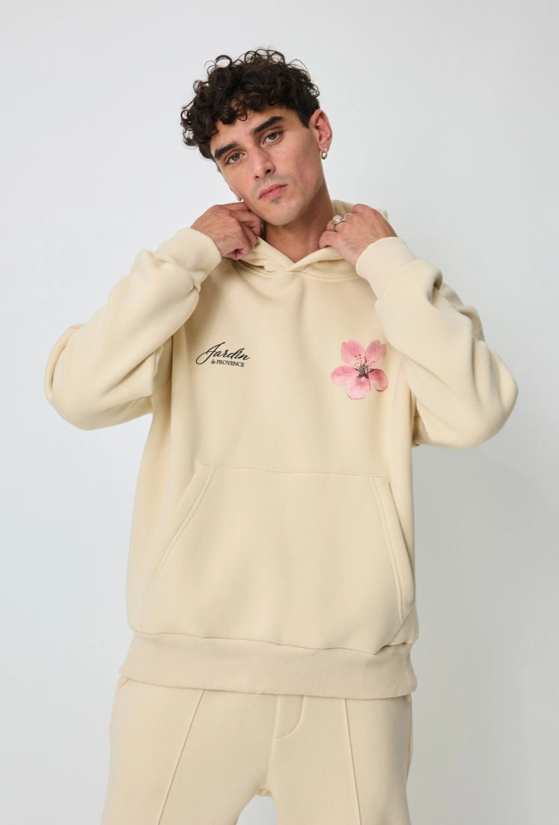 Sweat à capuche à motif