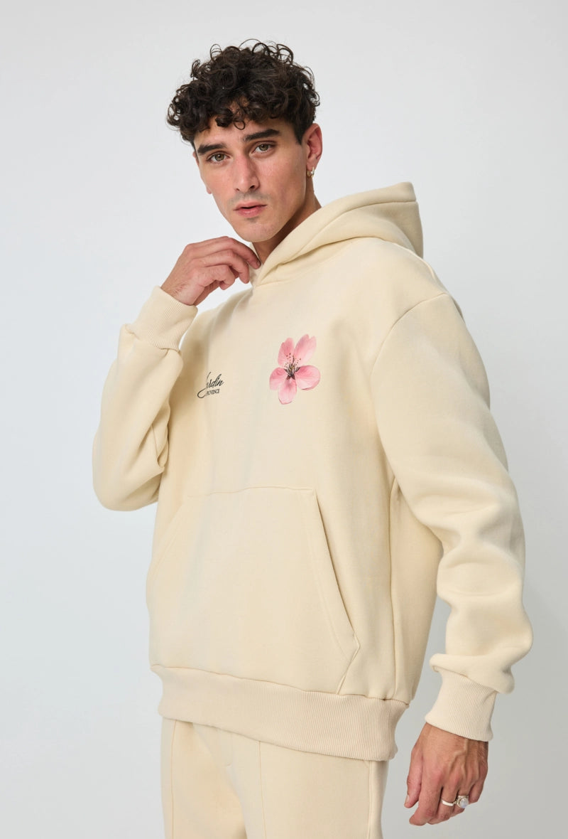 Sweat à capuche à motif