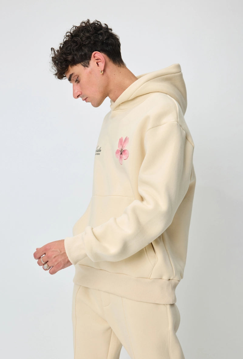 Sweat à capuche à motif