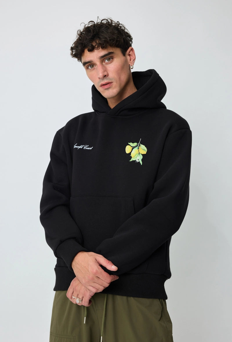 Sweat à capuche à motif