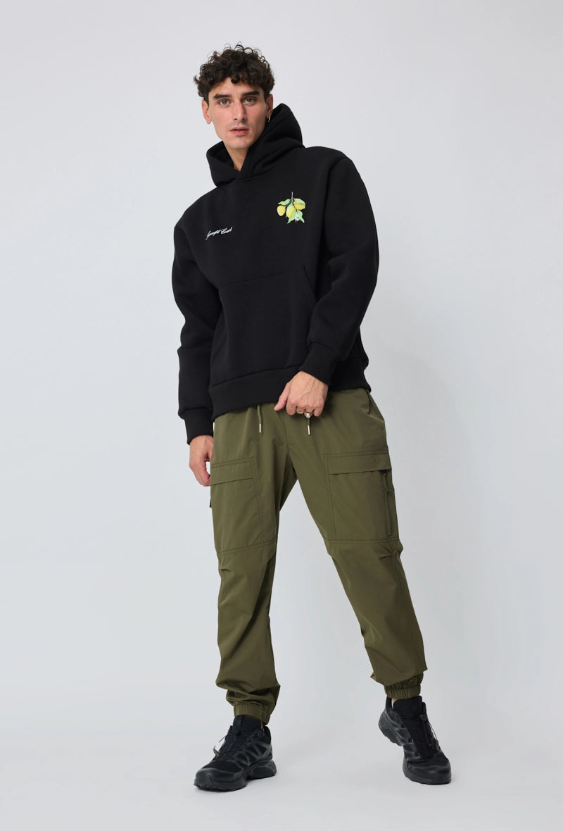 Sweat à capuche à motif