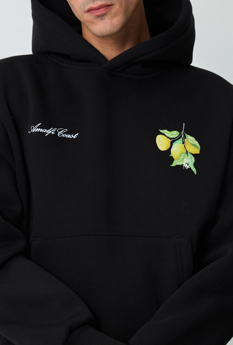 Sweat à capuche à motif