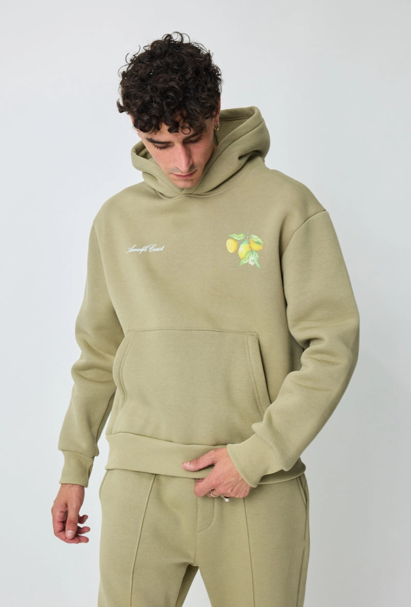 Sweat à capuche à motif