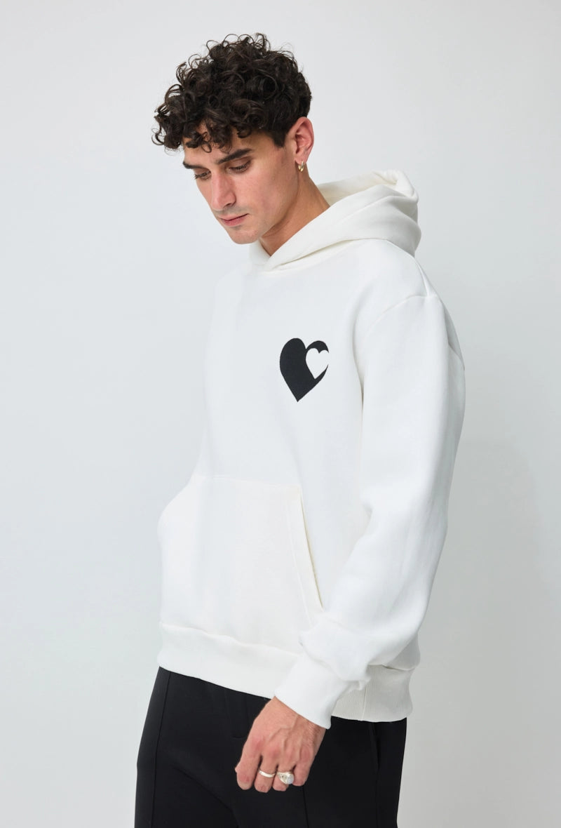 Sweat à capuche à motif