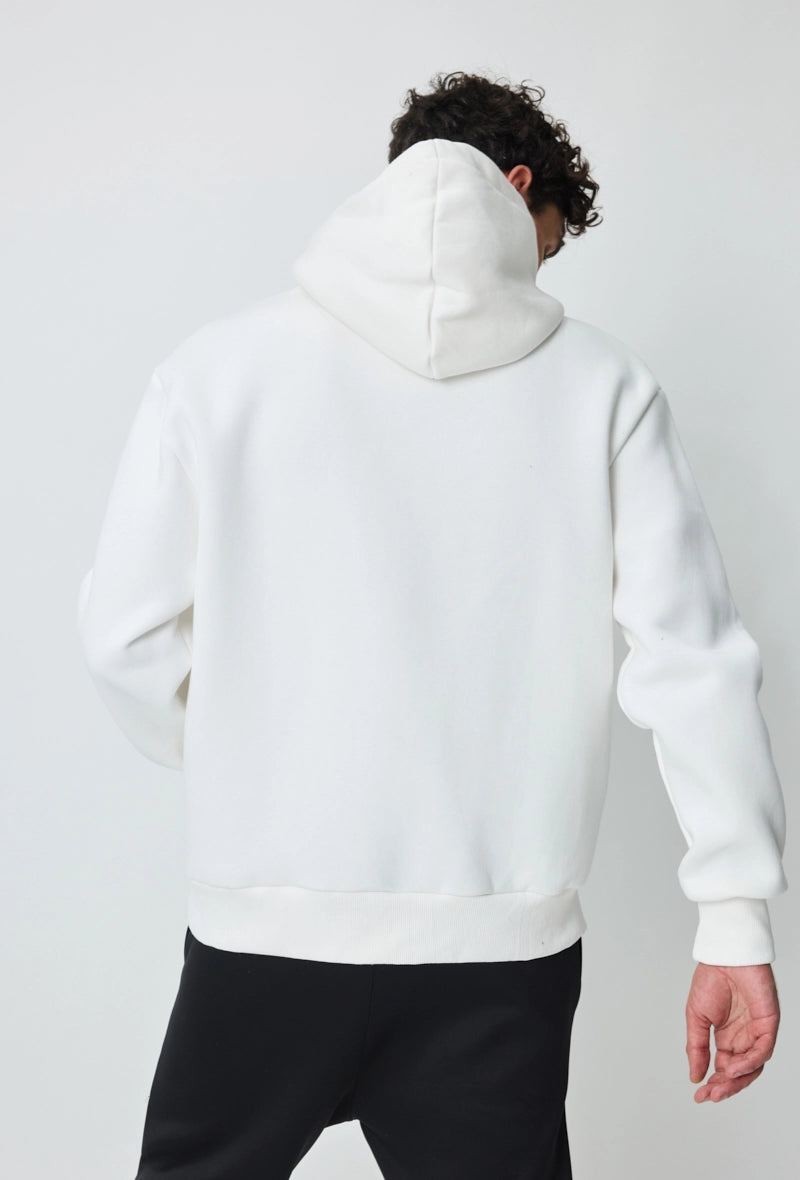 Sweat à capuche à motif