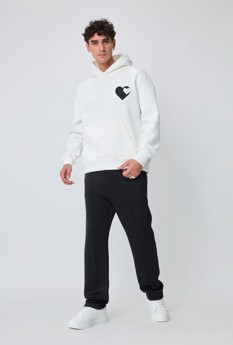 Sweat à capuche à motif