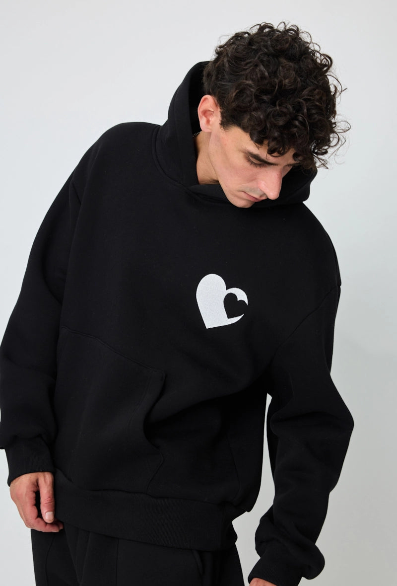 Sweat à capuche à motif