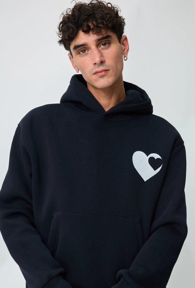 Sweat à capuche à motif