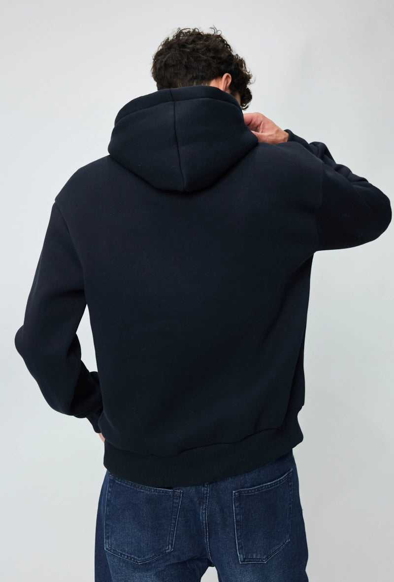 Sweat à capuche à motif