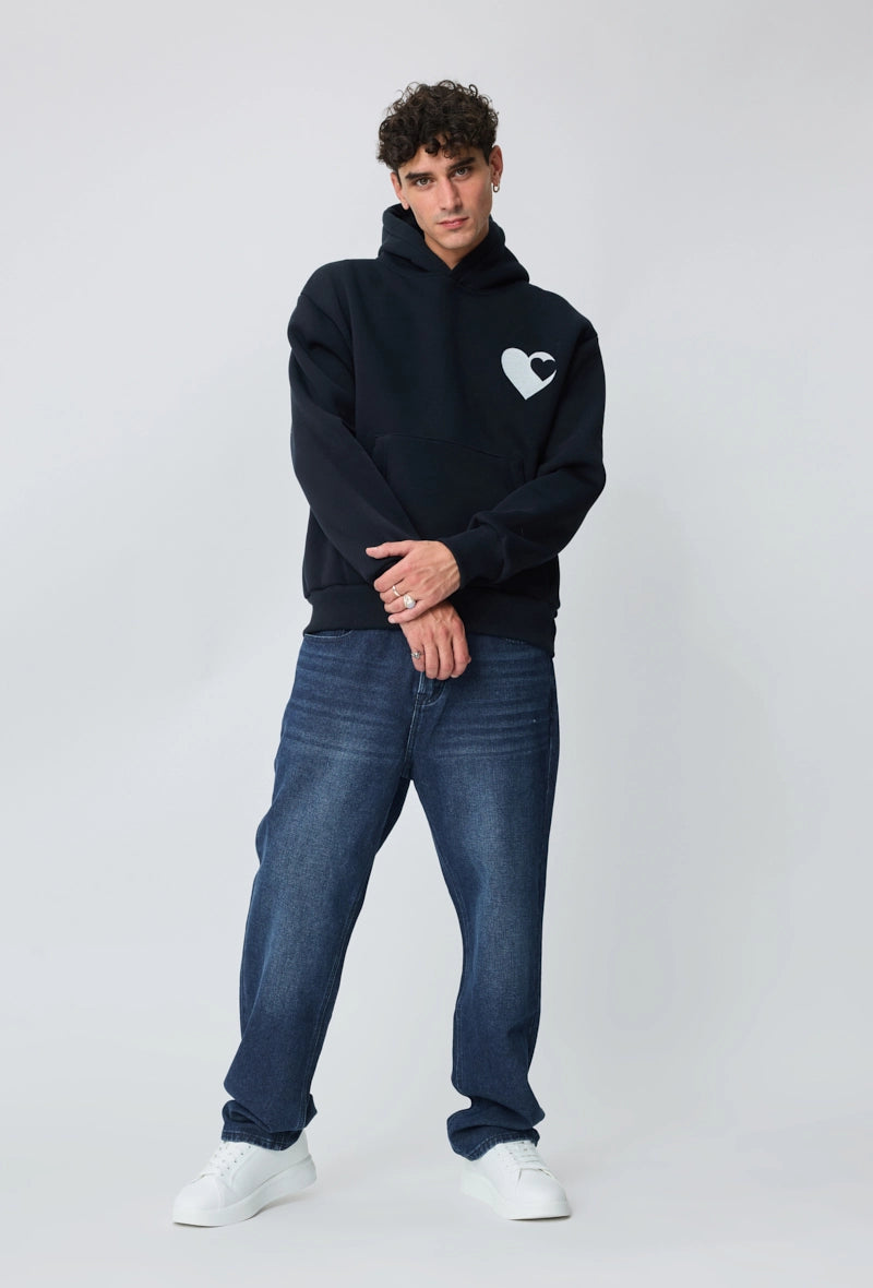 Sweat à capuche à motif