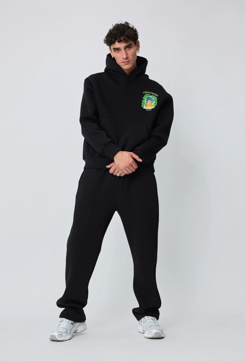 Sweat à capuche à motif