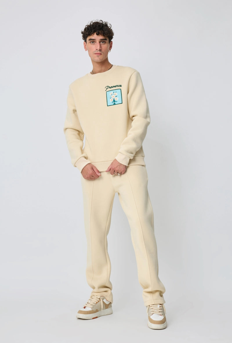 Sweat sans capuche à motif