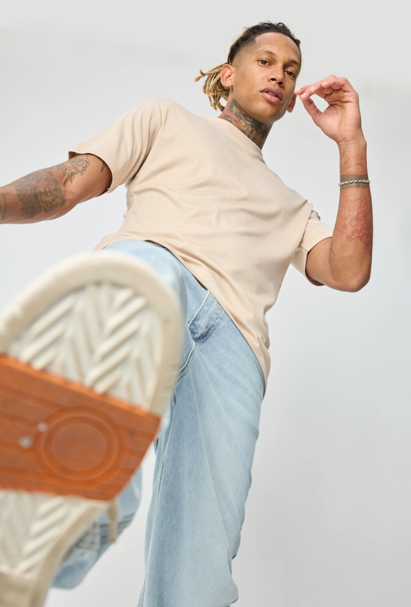 T-shirt uni coupe normale