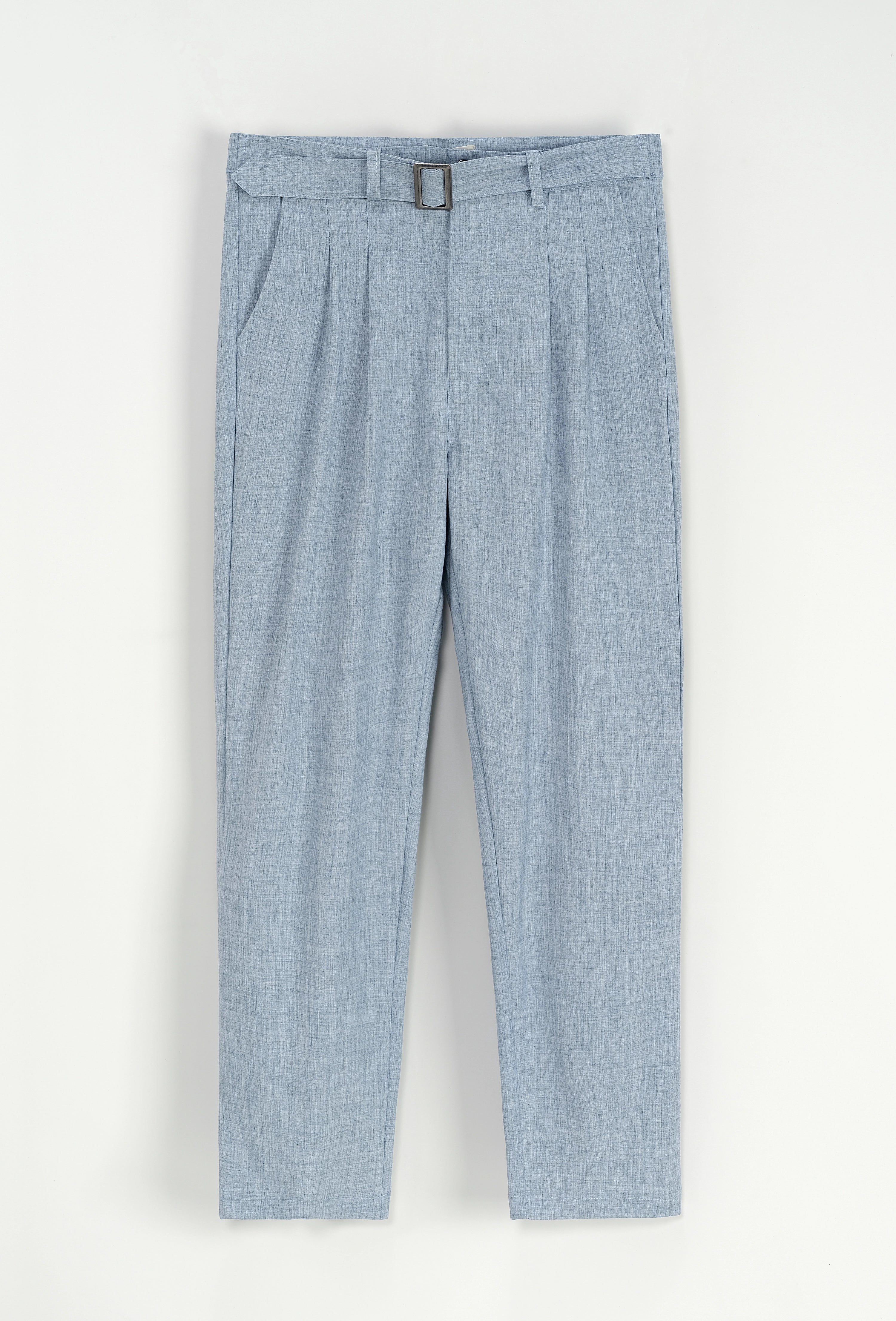 Pantalon uni coupe droite