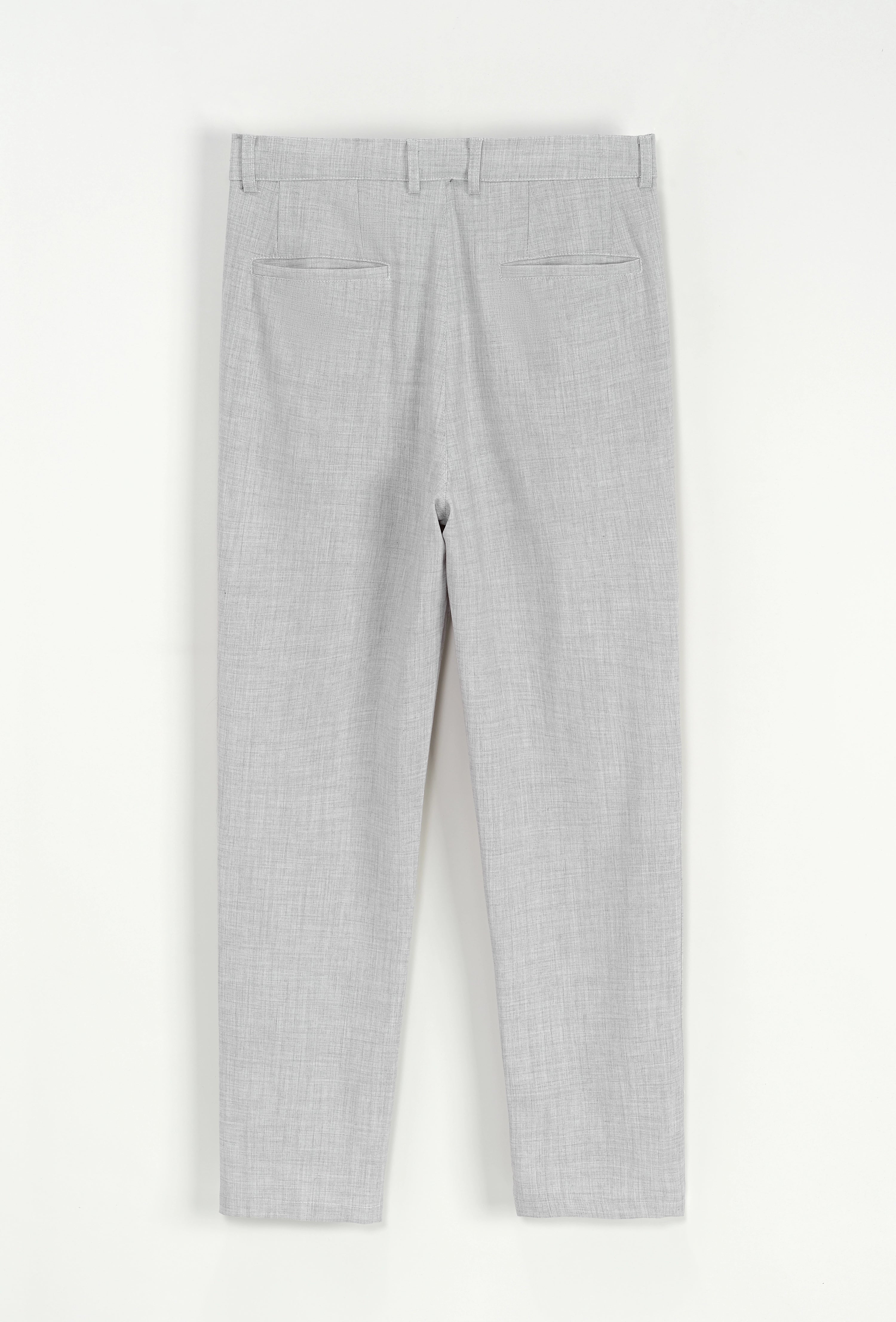 Pantalon uni coupe droite