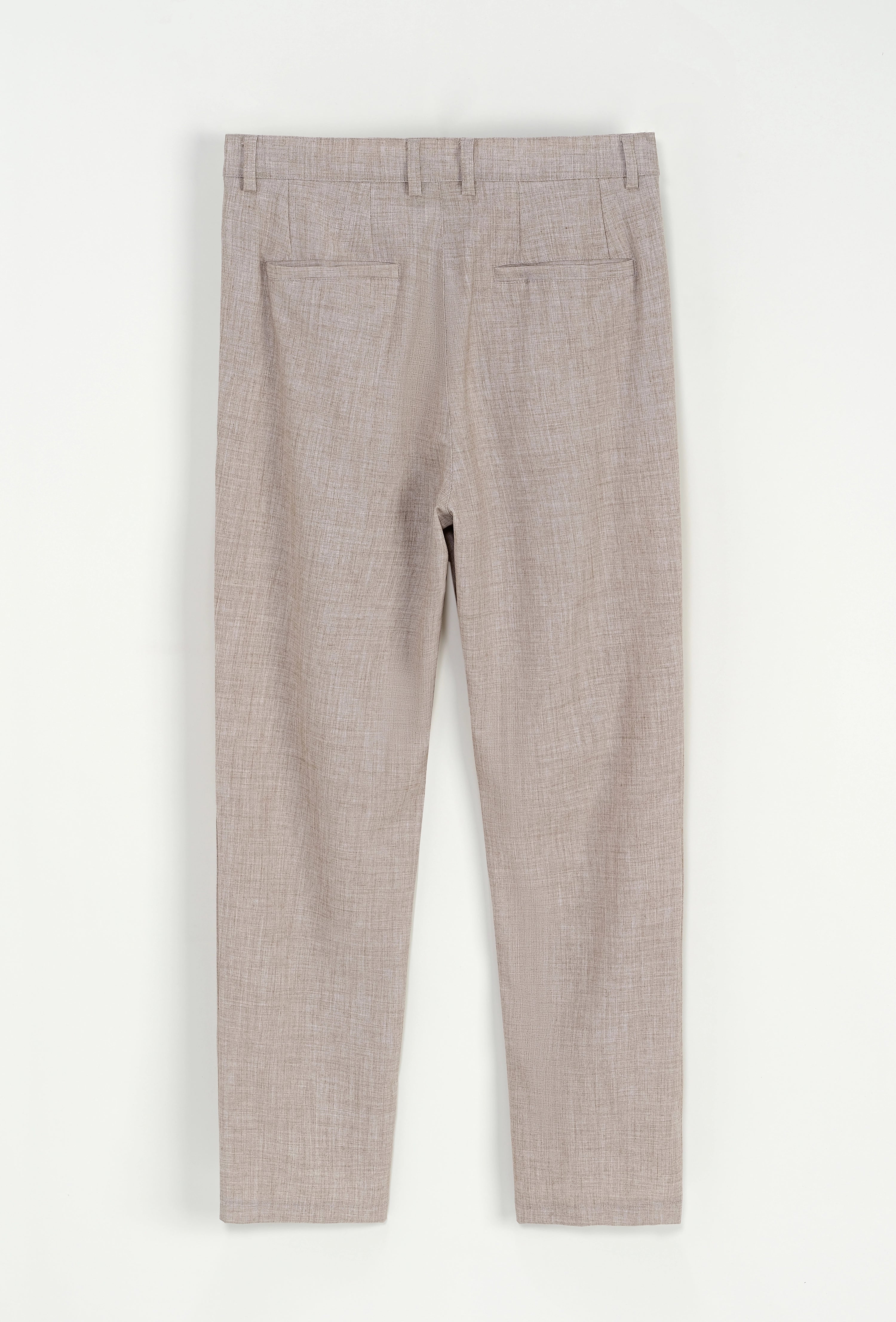 Pantalon uni coupe droite