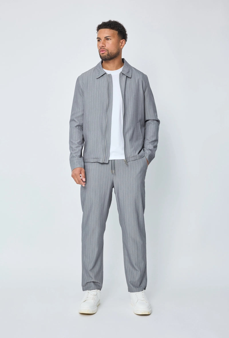 Pantalon à rayures coupe normale