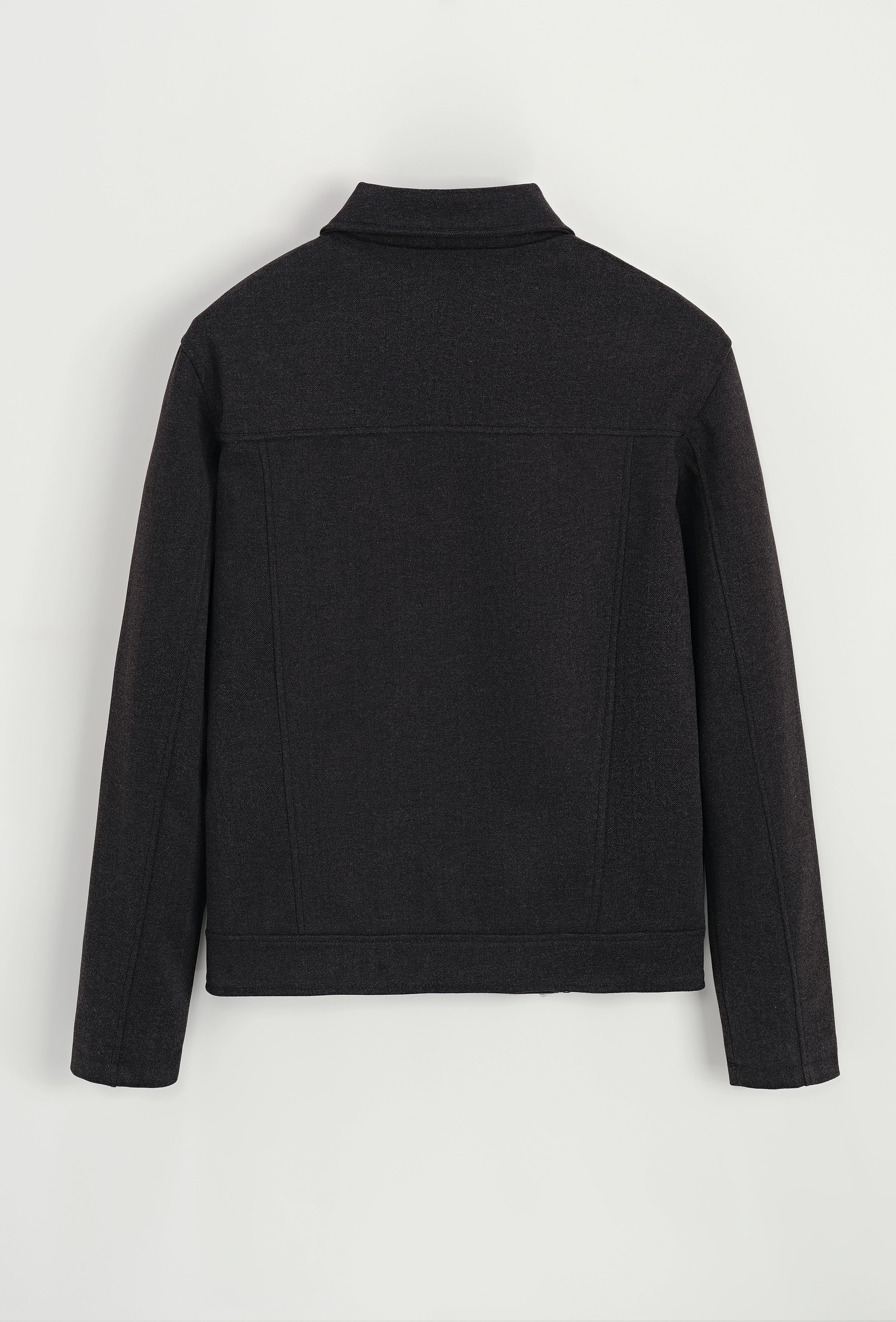 Veste mi-saison zippée col chemise