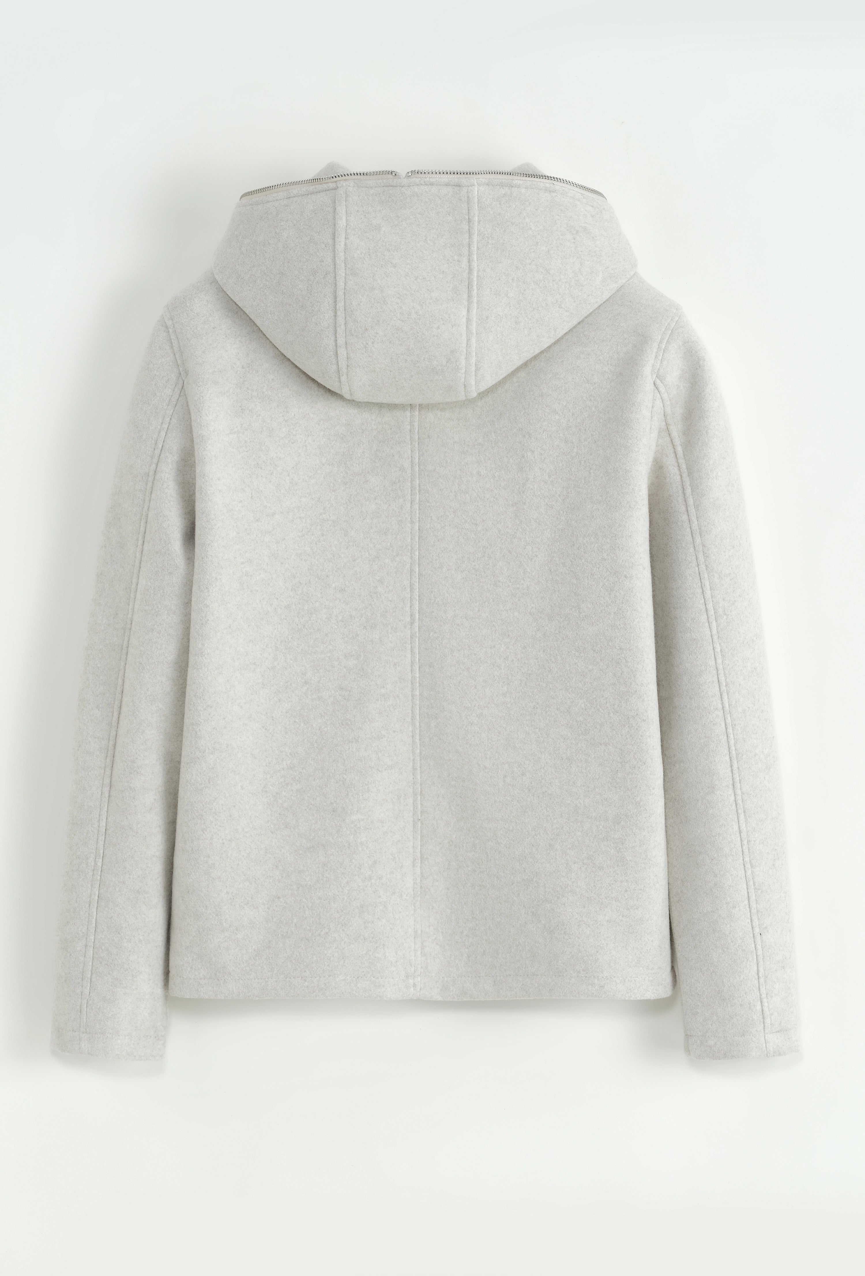 Veste unie à capuche