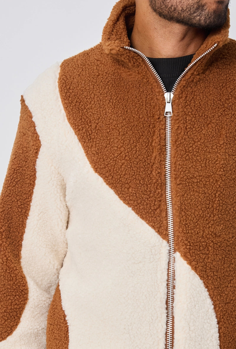 Veste façon moumoute