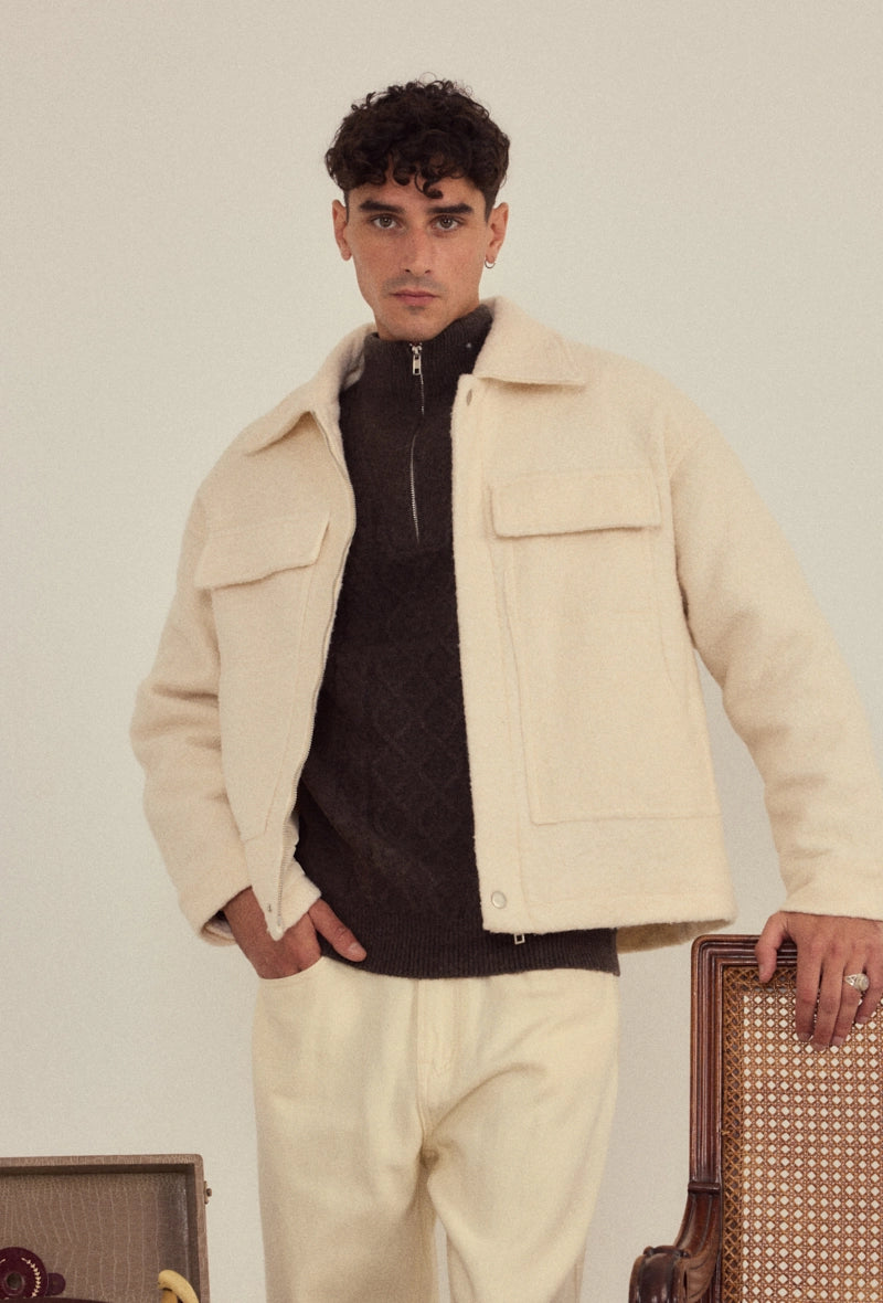 Veste sans capuche uni