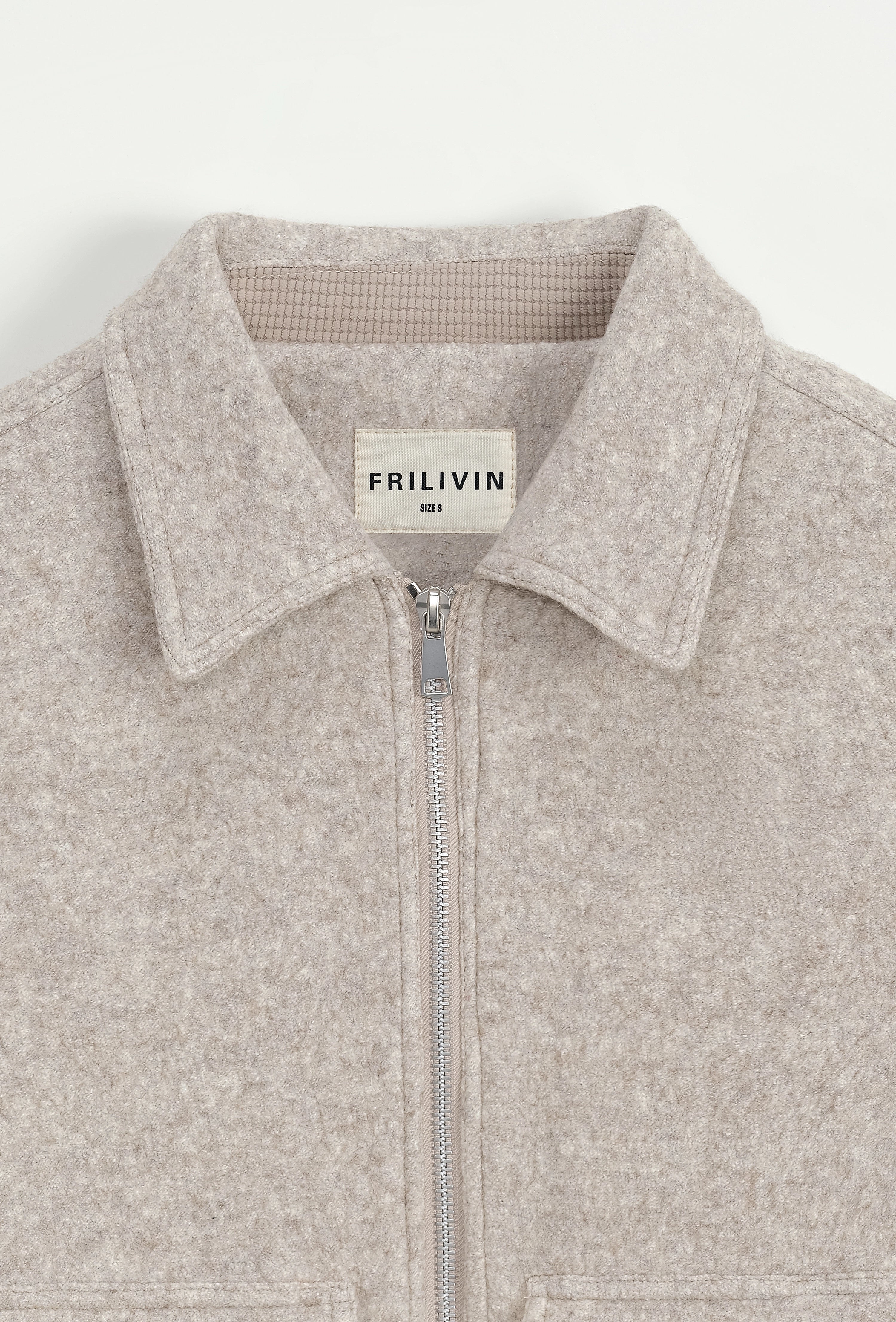 Veste à zip homme avec poches verticales