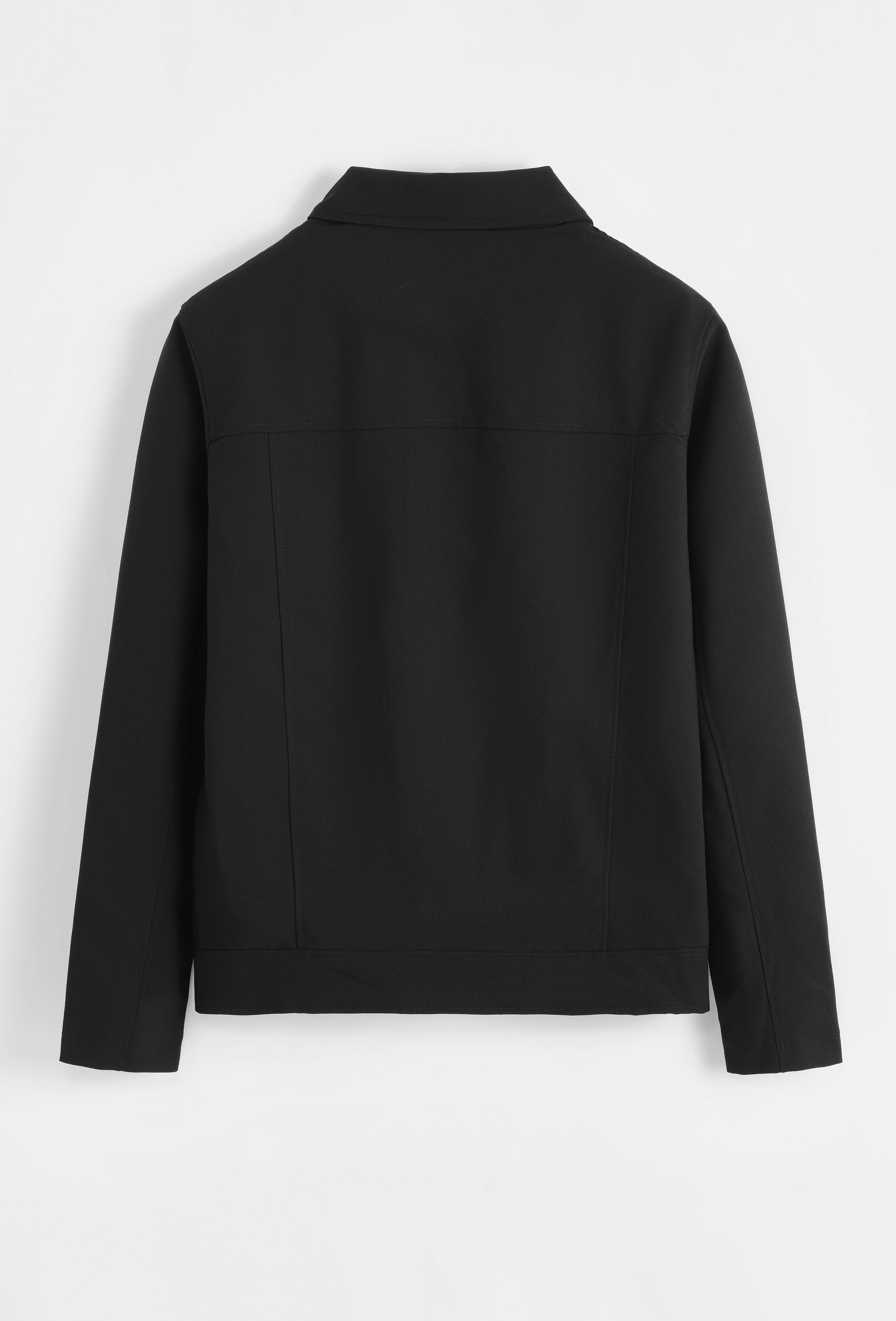 Veste à zip homme couleur uni