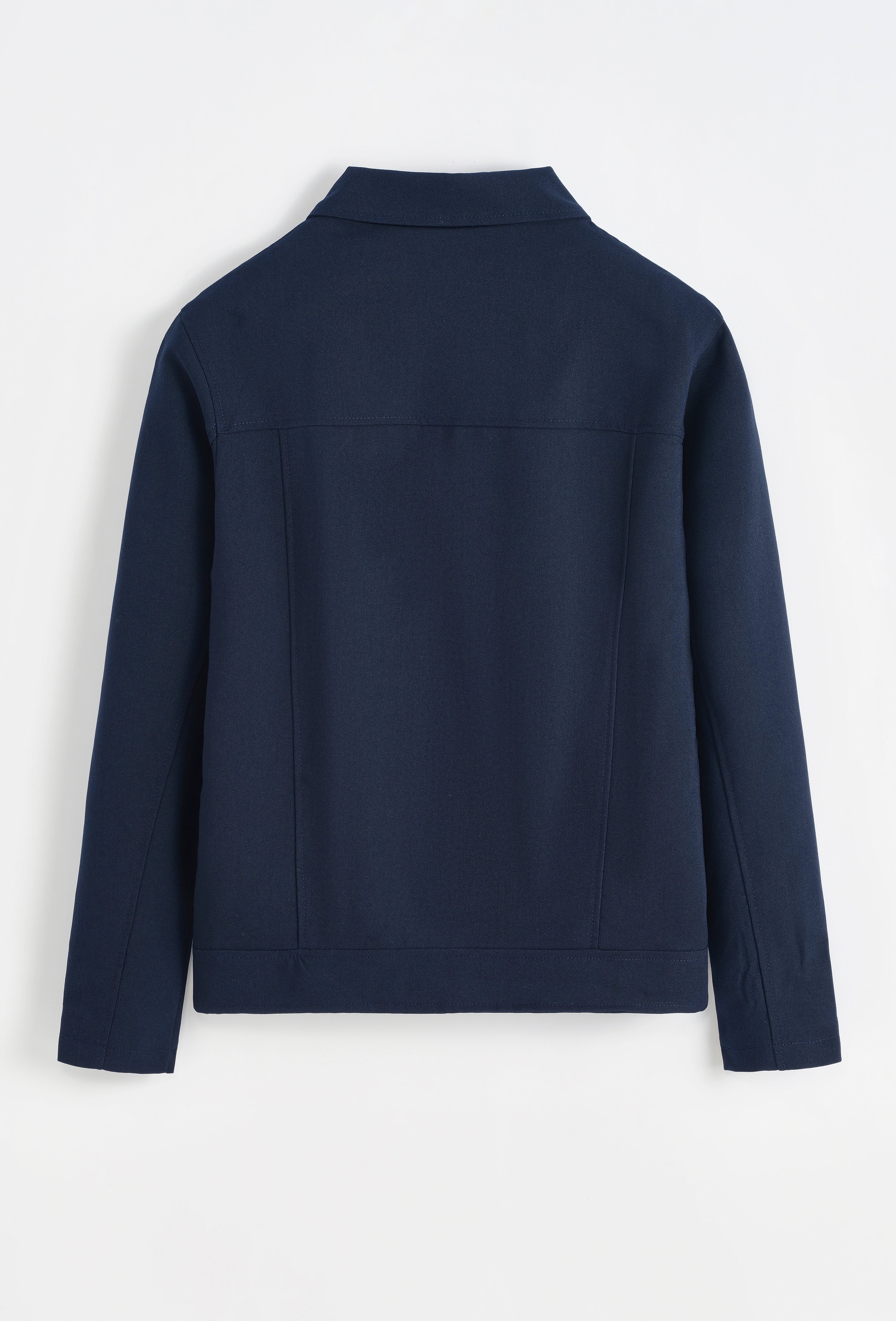 Veste à zip homme couleur uni