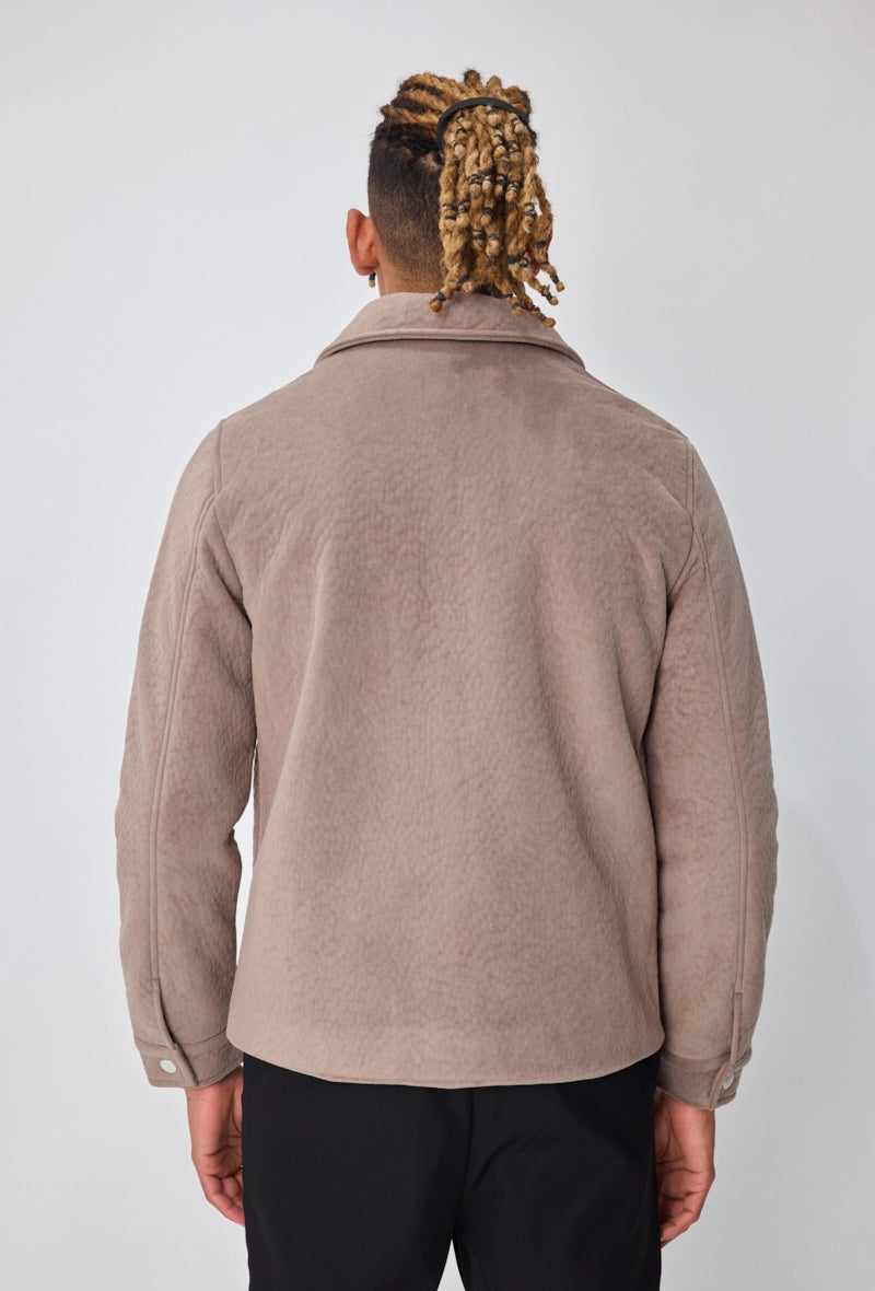 Veste homme uni classique avec poches latérales