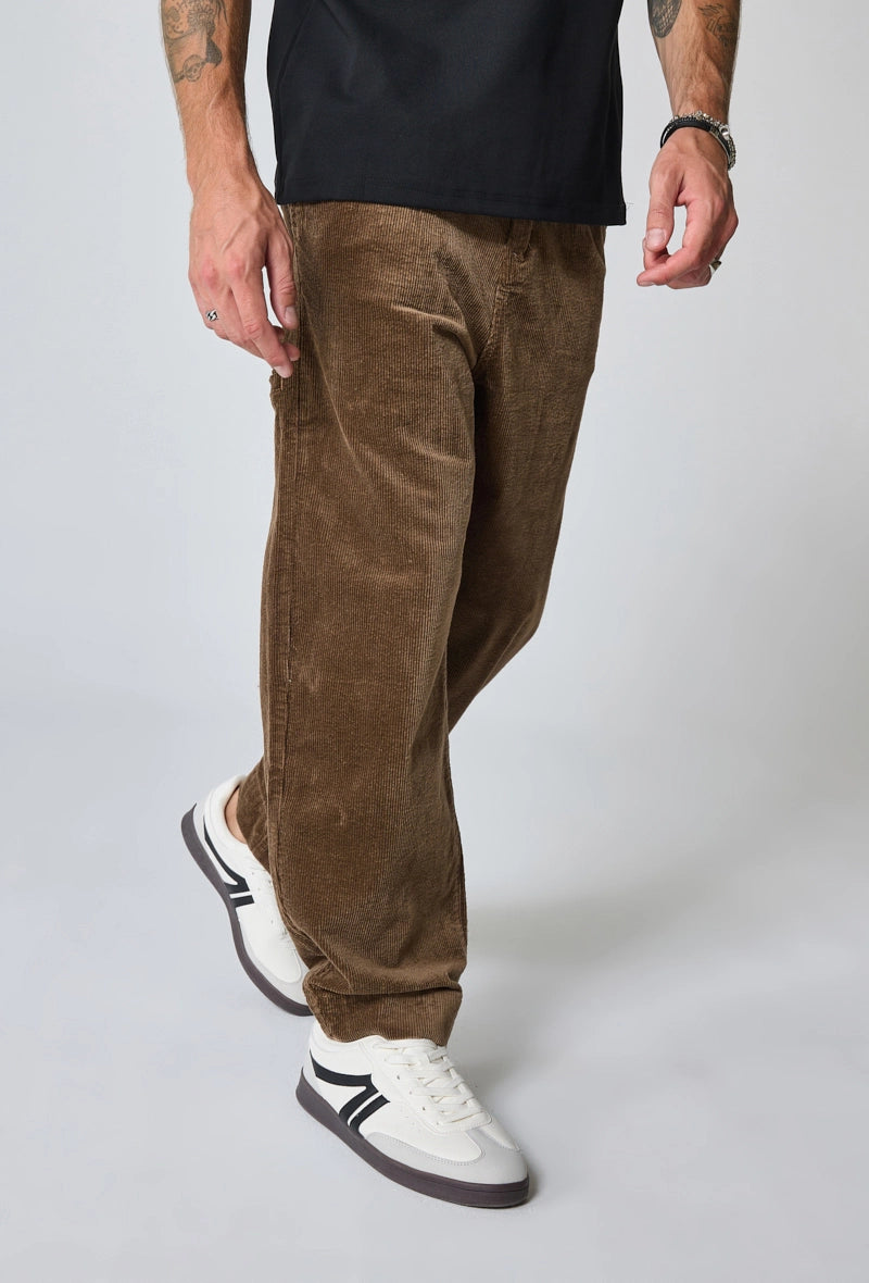 Pantalon uni à rayures