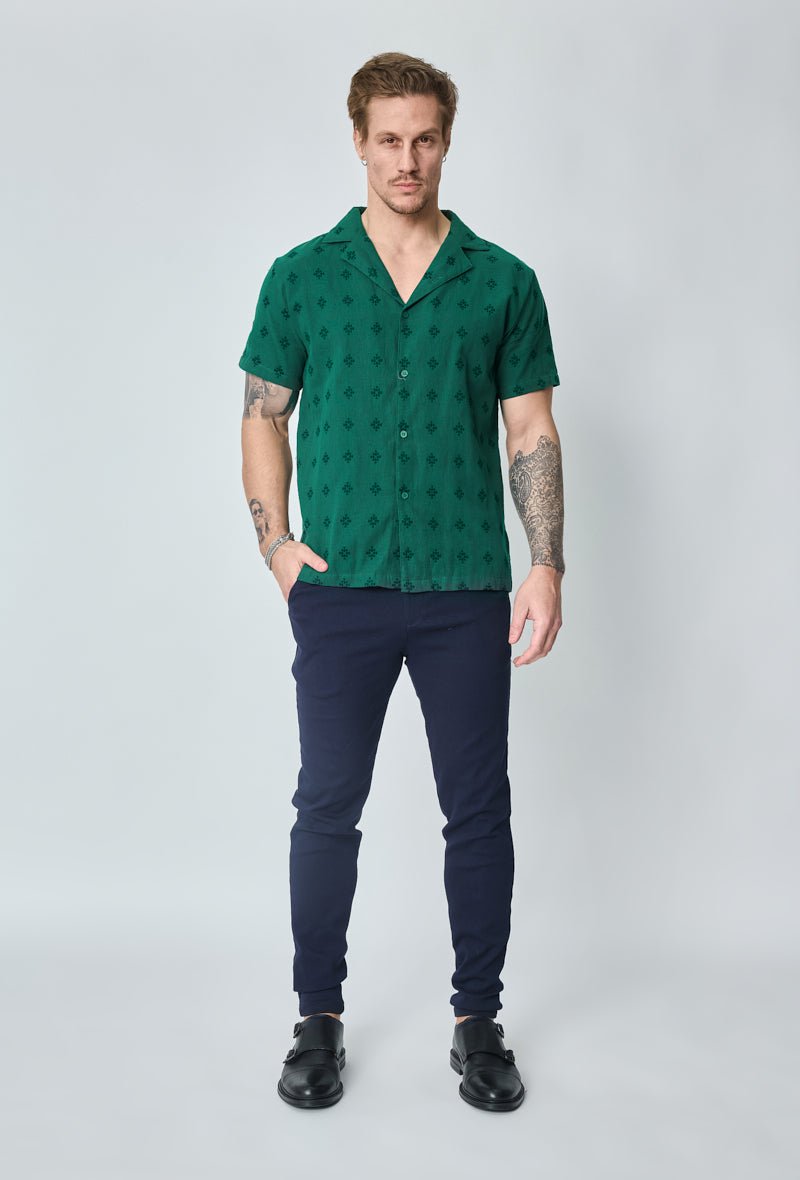 Chemise manches courtes à motifs - Frilivin