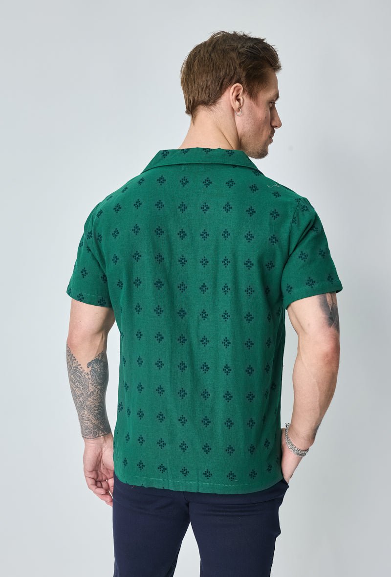 Chemise manches courtes à motifs - Frilivin