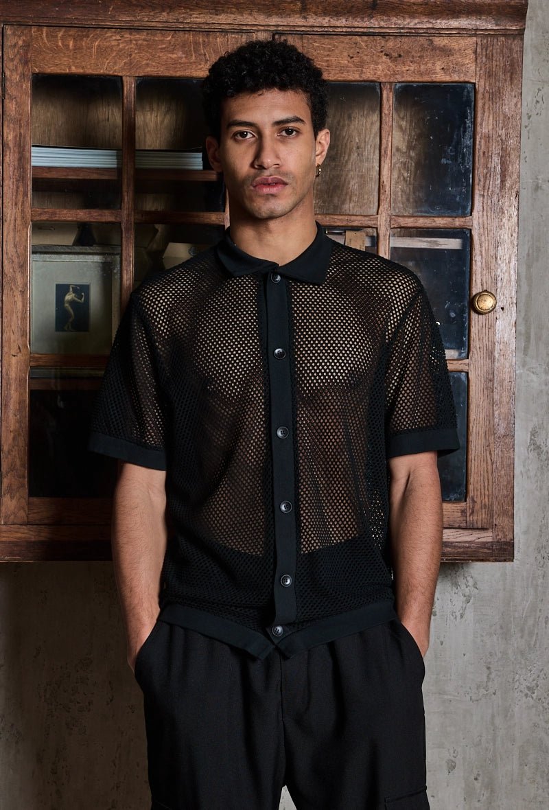 Chemise trouée manches courtes - Frilivin