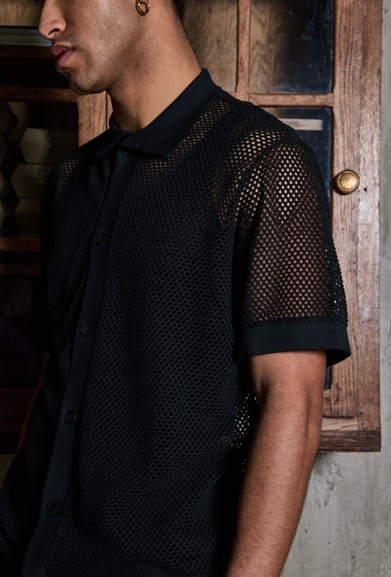 Chemise trouée manches courtes - Frilivin